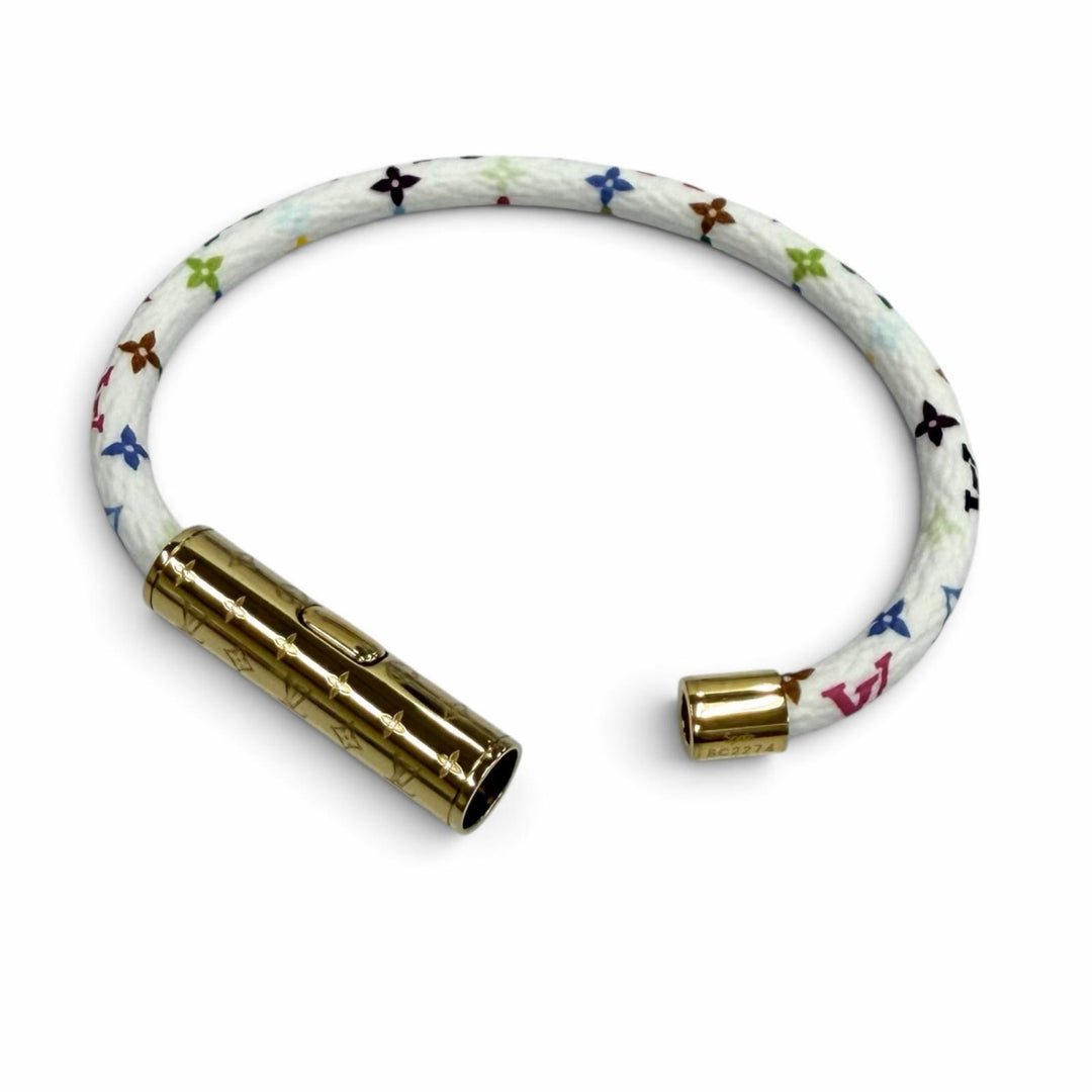 Excellent LOUIS VUITTON bracelet LV Confidential Bracelet Multi leather M8973F