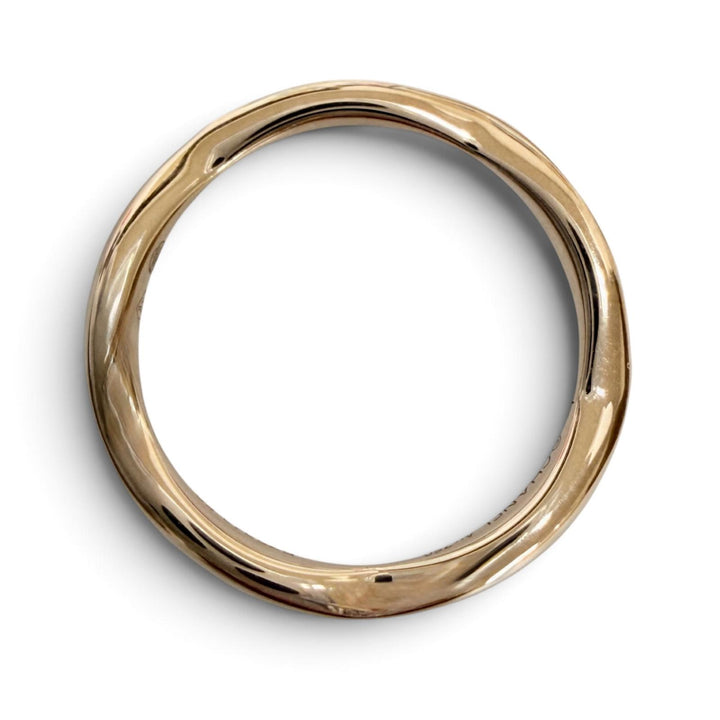 Excellent CHANEL Ring Camellia Half Eternity Diamond Ring Pink gold AU750 50