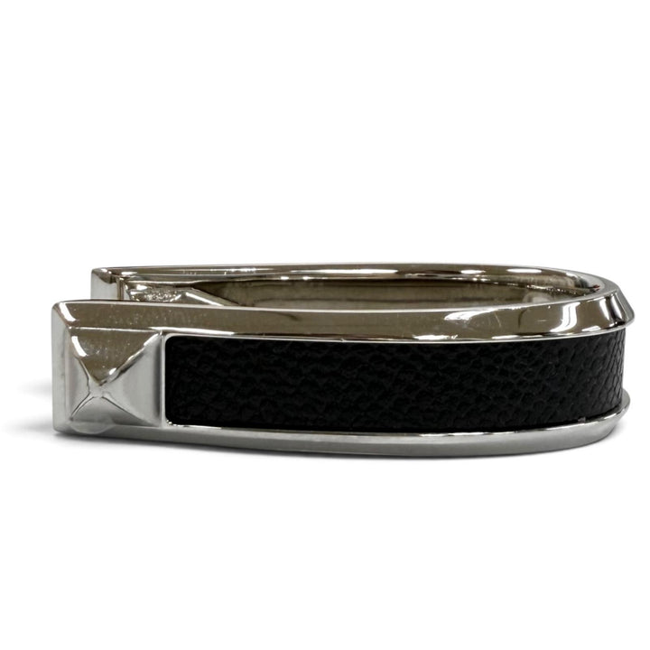 Excellent HERMES Ring ring Ring Jockey Double Silver metal Women