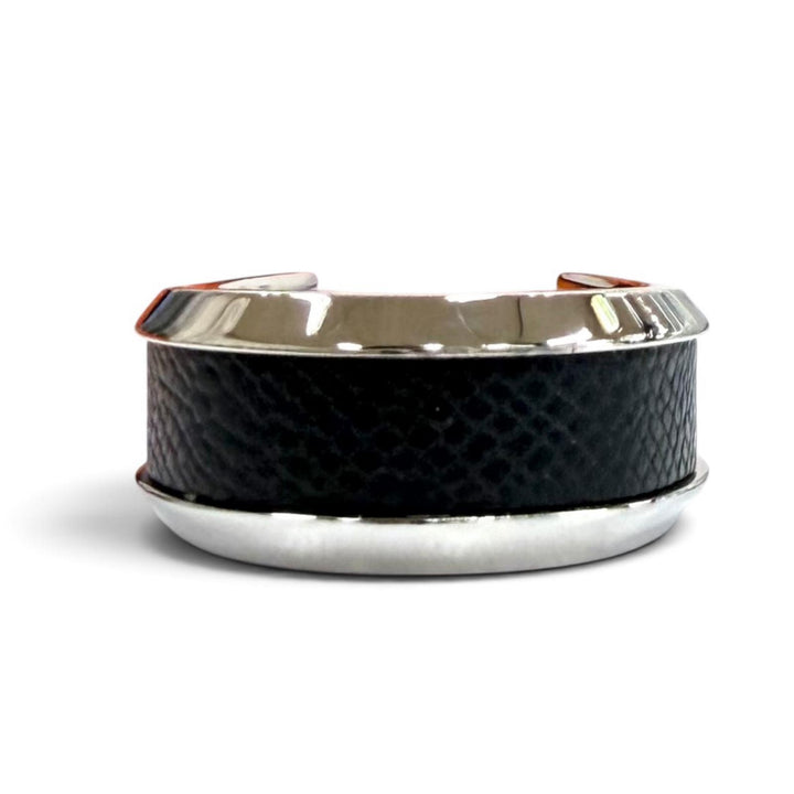 Excellent HERMES Ring ring Ring Jockey Double Silver metal Women