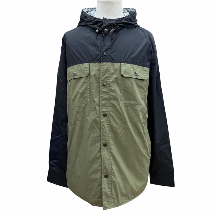 Pristine MONCLER mountain hoodie DONAN Reversible jacket with logo patch. 3