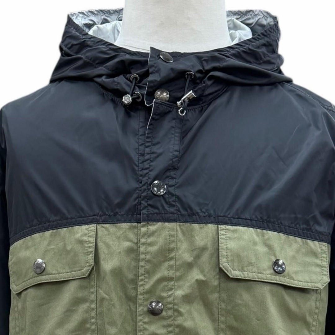 Pristine MONCLER mountain hoodie DONAN Reversible jacket with logo patch. 3