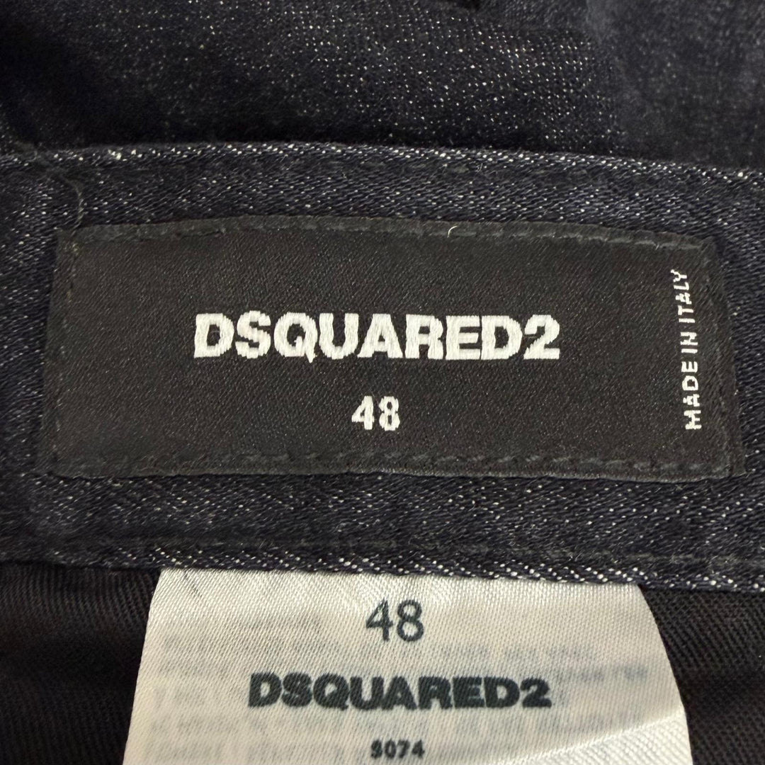 Discounted Great DSQUARED2 Denim pants Cooi Guy Jean skinny black cotton mens 48 S74LB1474