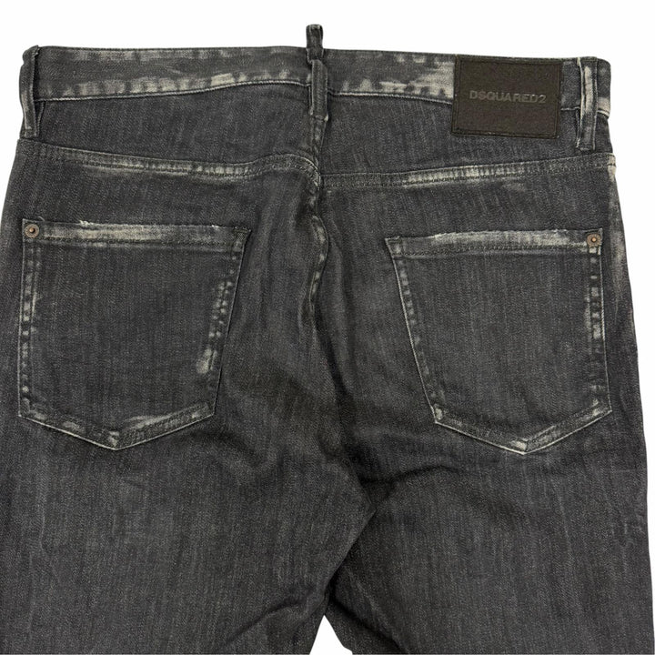 Discounted Great DSQUARED2 Denim pants Cooi Guy Jean skinny black cotton mens 48 S74LB1474