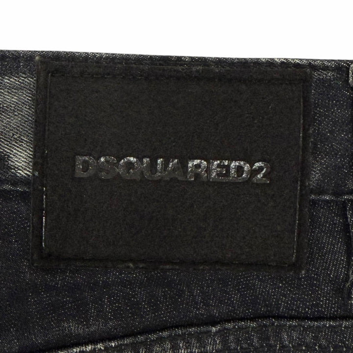 Discounted Great DSQUARED2 Denim pants Cooi Guy Jean skinny black cotton mens 48 S74LB1474
