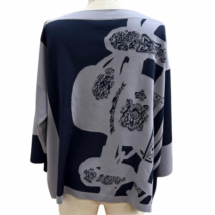 Pristine HERMES knit Brides de Gala ceremonial bridle Navy Rayon 38 5E2686DA