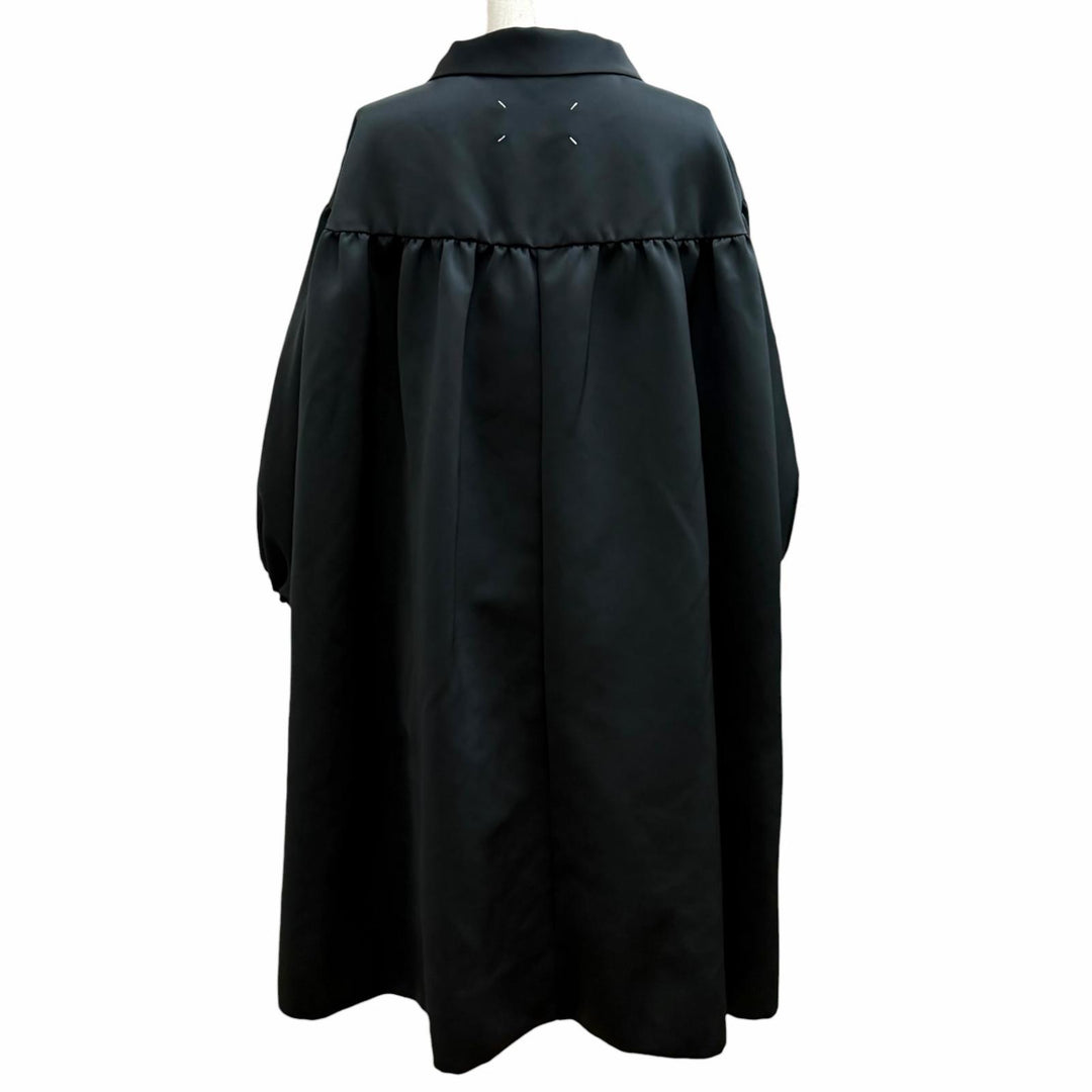 Great Maison Margiela 4 coat Puff Sleeve Satin Oversized polyester 38 S51CU0251