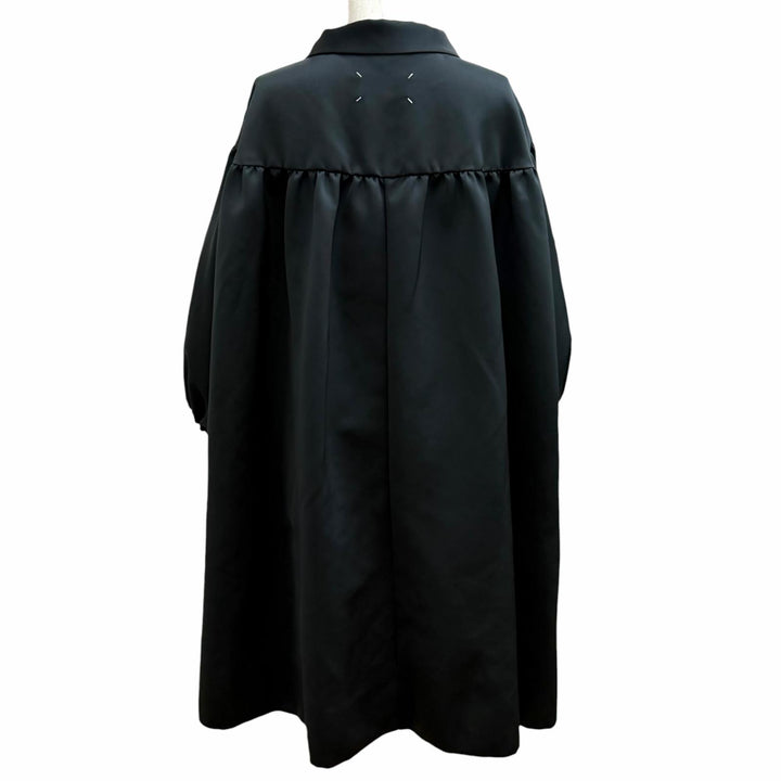Great Maison Margiela 4 coat Puff Sleeve Satin Oversized polyester 38 S51CU0251