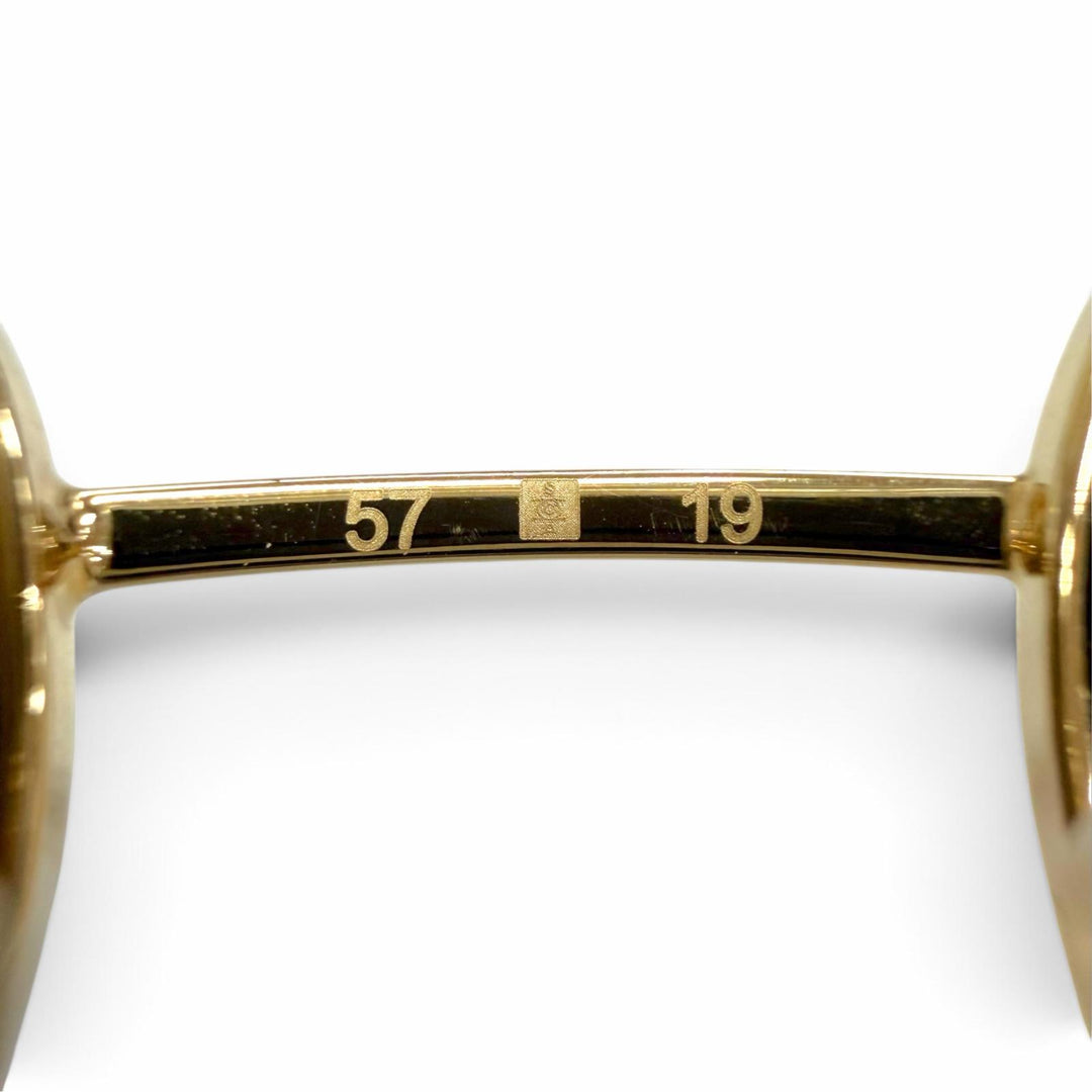 Pristine Cartier sunglasses Première de Cartier 2C Decor Cat's Eye gold CT0155S