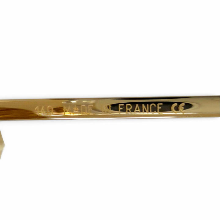 Pristine Cartier sunglasses Première de Cartier 2C Decor Cat's Eye gold CT0155S