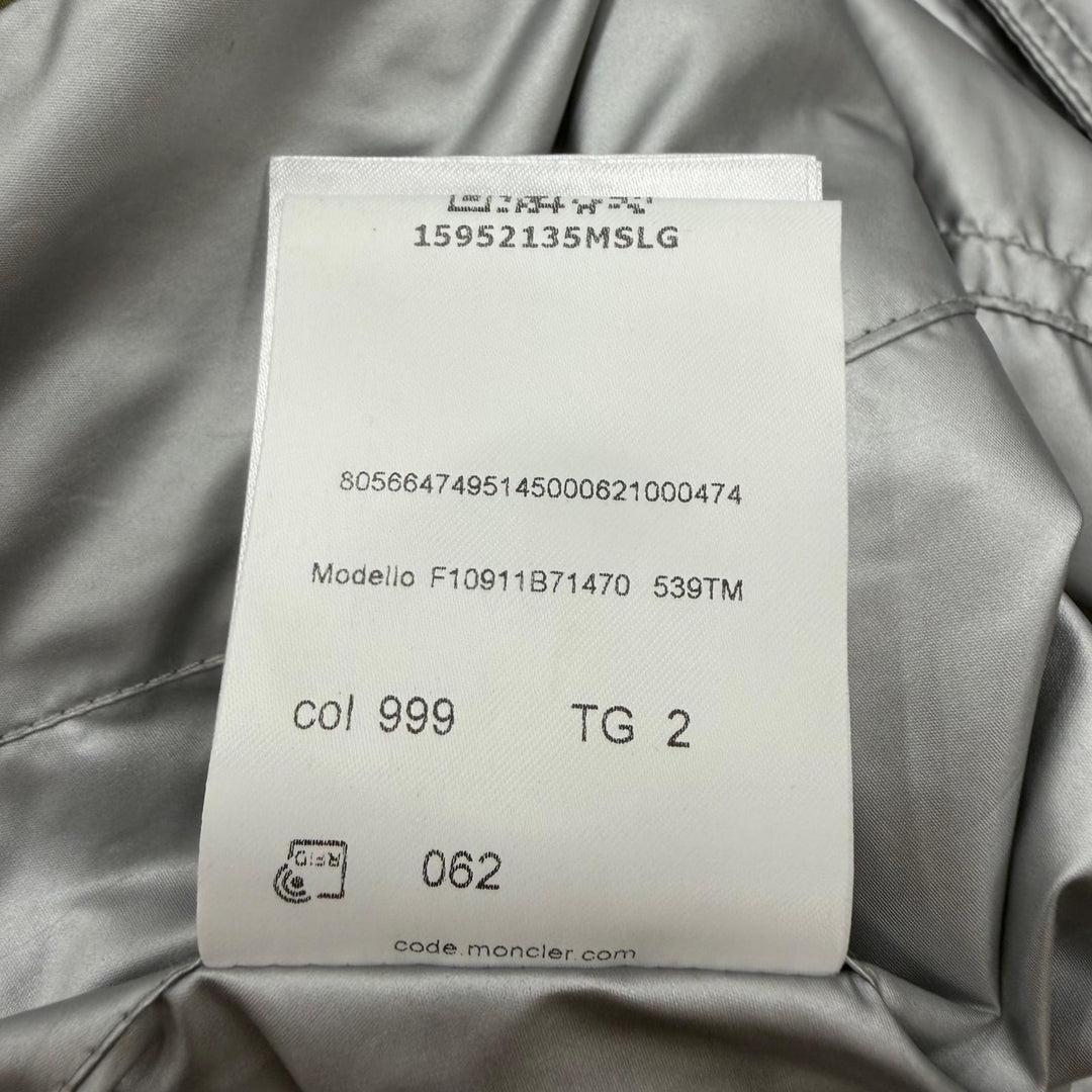 Pristine MONCLER mountain hoodie DONAN khaki cotton mens 2
