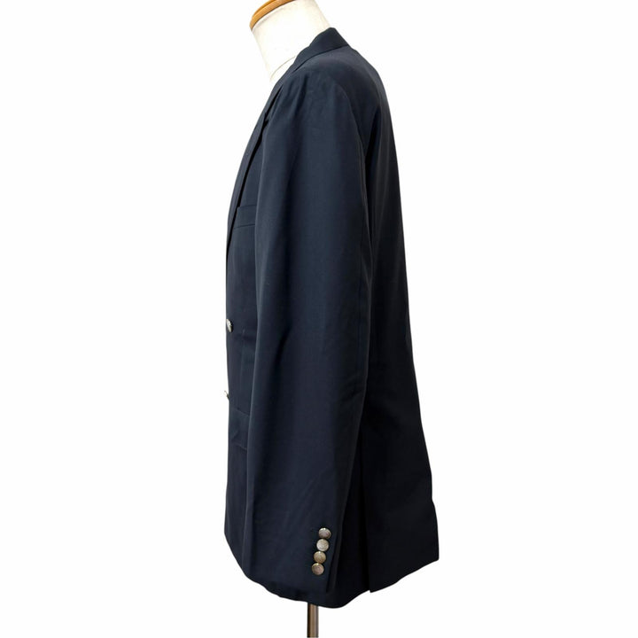 Excellent Burberrys suit PRESTIGE COLLECTION Double Navy system