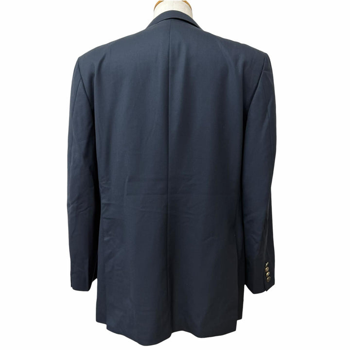 Excellent Burberrys suit PRESTIGE COLLECTION Double Navy system