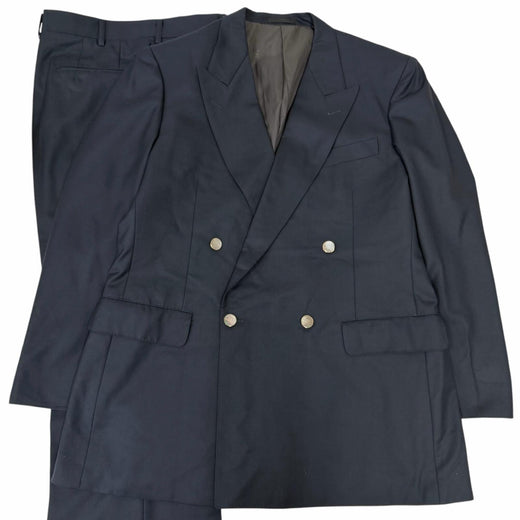 Excellent Burberrys suit PRESTIGE COLLECTION Double Navy system