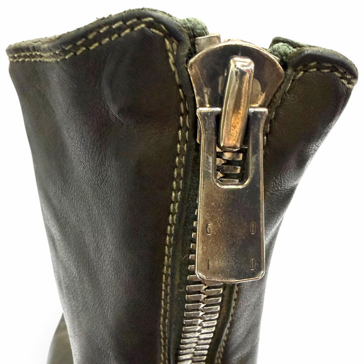 Discounted Very Good GUIDI Ankle boots 986 Back Zip Boot Hor Full Grain