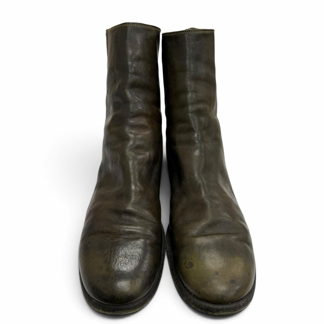 Discounted Very Good GUIDI Ankle boots 986 Back Zip Boot Hor Full Grain