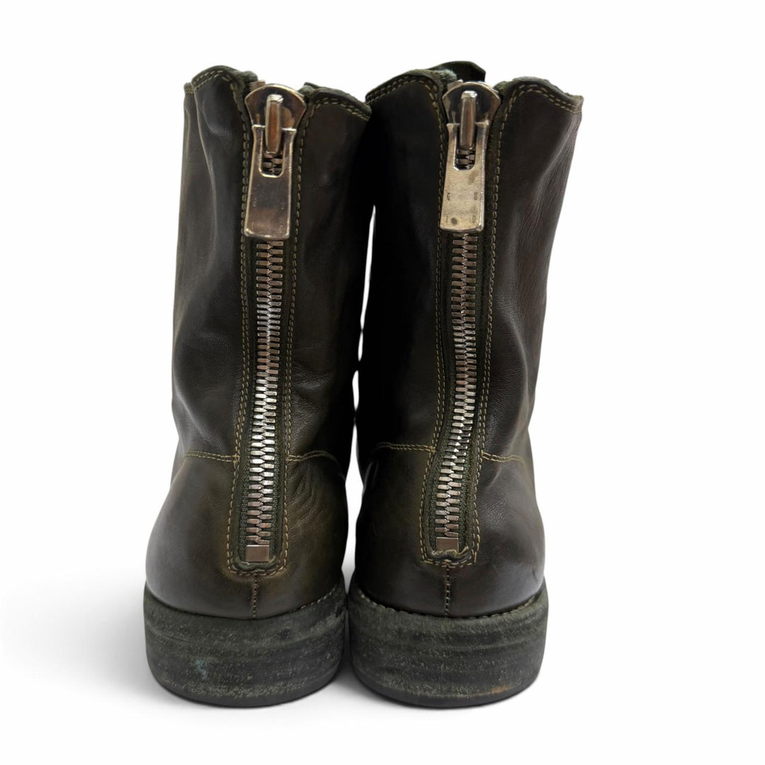 Discounted Very Good GUIDI Ankle boots 986 Back Zip Boot Hor Full Grain
