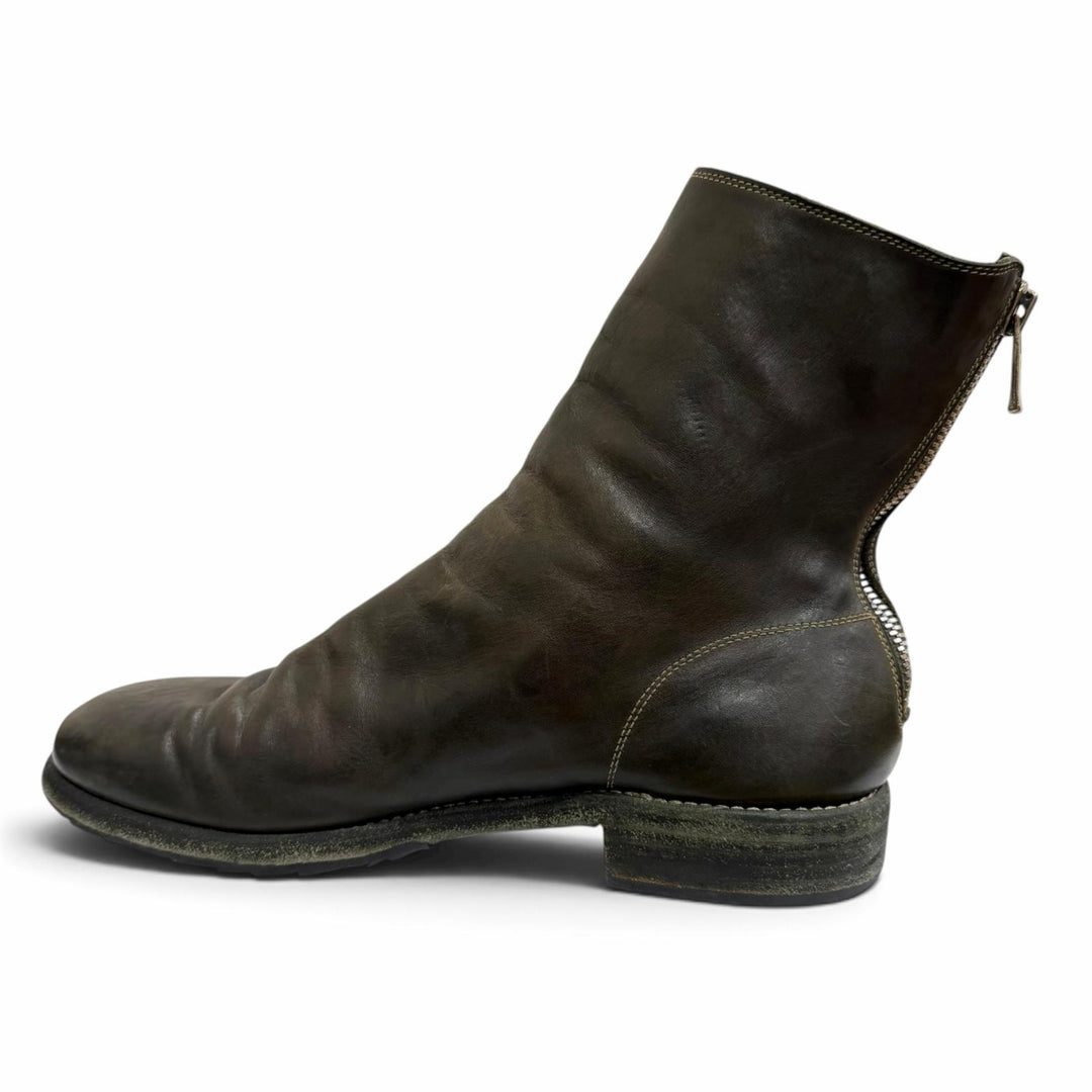 Discounted Very Good GUIDI Ankle boots 986 Back Zip Boot Hor Full Grain