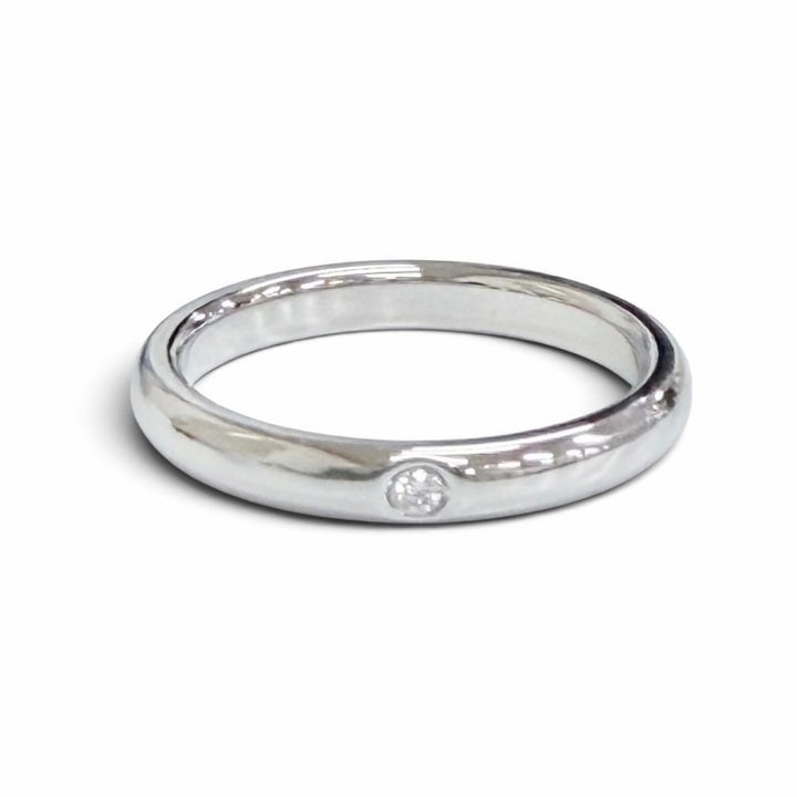 Excellent TIFFANY&Co. Ring ring Stacking band ring Platinum PT950 Women
