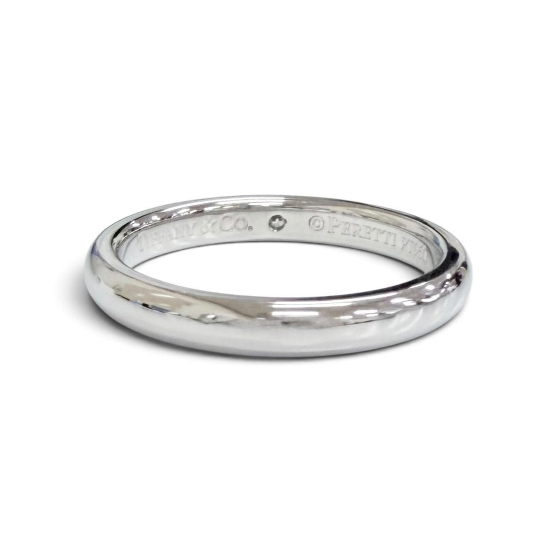 Excellent TIFFANY&Co. Ring ring Stacking band ring Platinum PT950 Women
