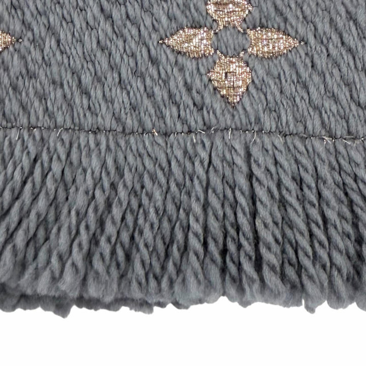 Great LOUIS VUITTON Scarf Escalp Logo Mania Shine wool Women M70467