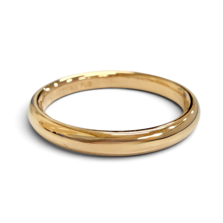 Excellent TIFFANY&Co. Ring ring Stacking band ring Ring with 1 diamond, 750 (PG)