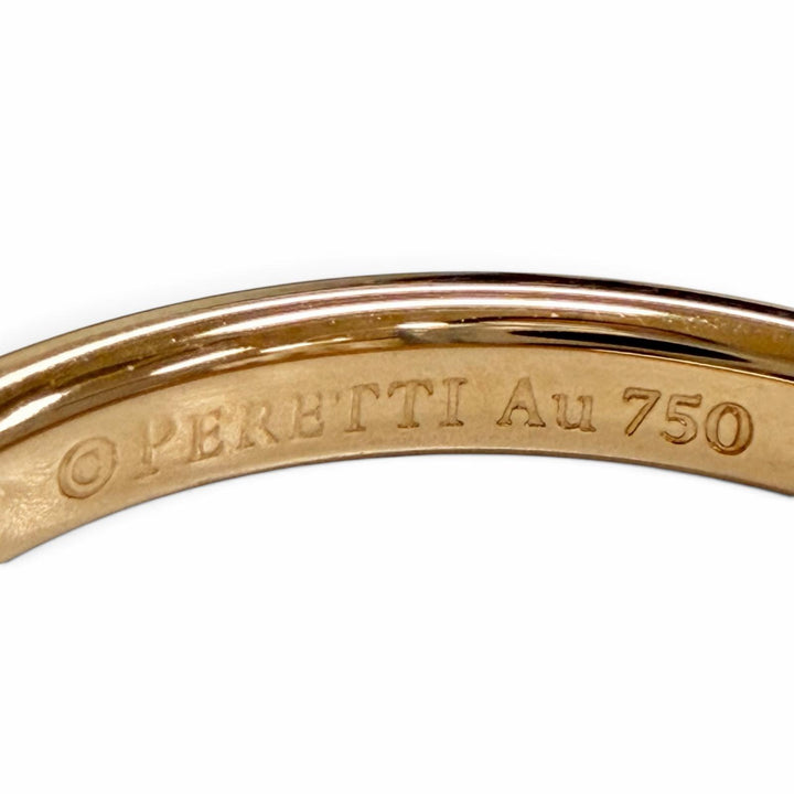 Excellent TIFFANY&Co. Ring ring Stacking band ring Ring with 1 diamond, 750 (PG)