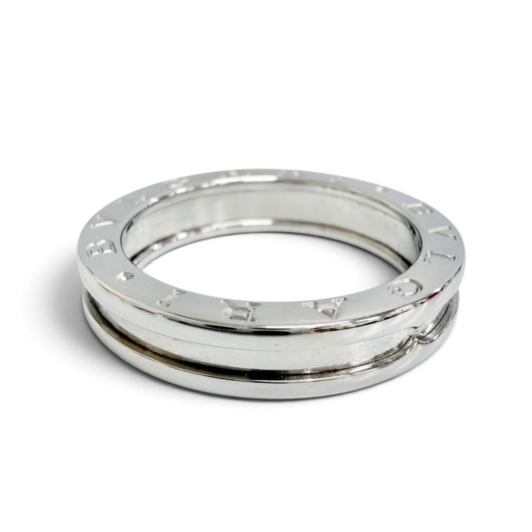 Excellent BVLGARI Ring ring B.zero1 1 band ring 750 WG White gold 750 mens