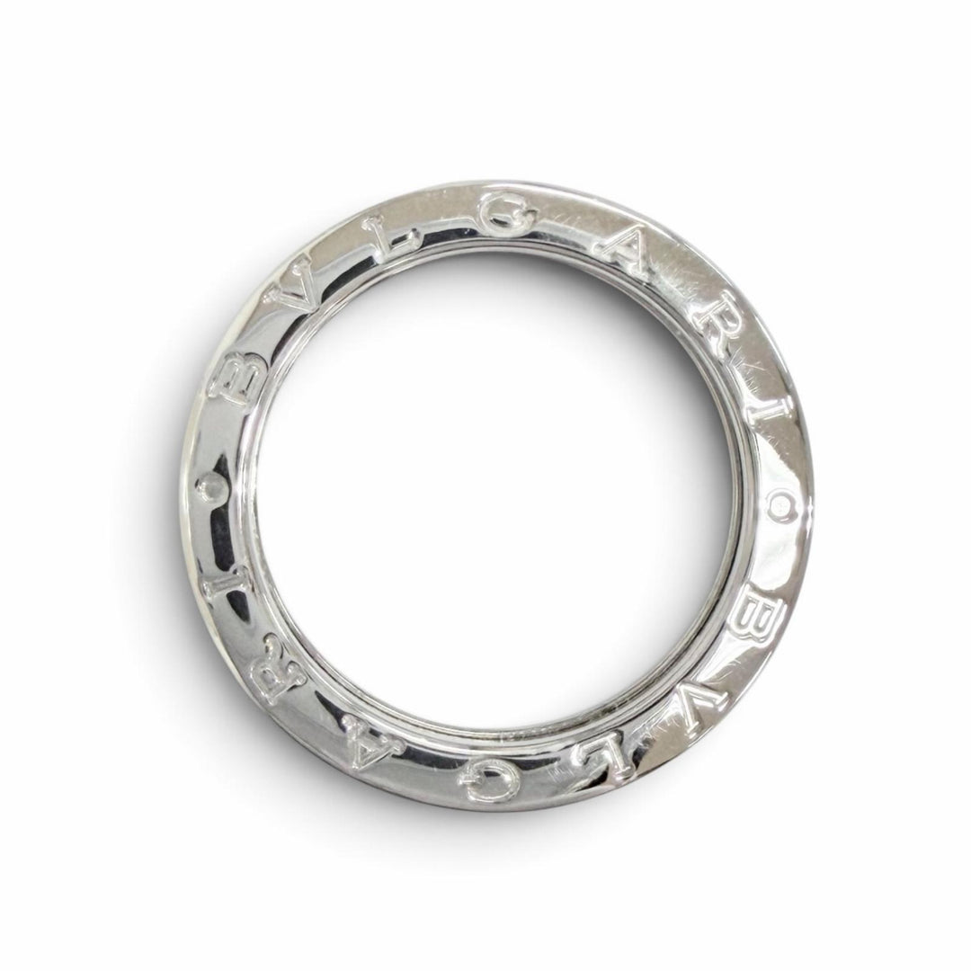 Excellent BVLGARI Ring ring B.zero1 1 band ring 750 WG White gold 750 mens