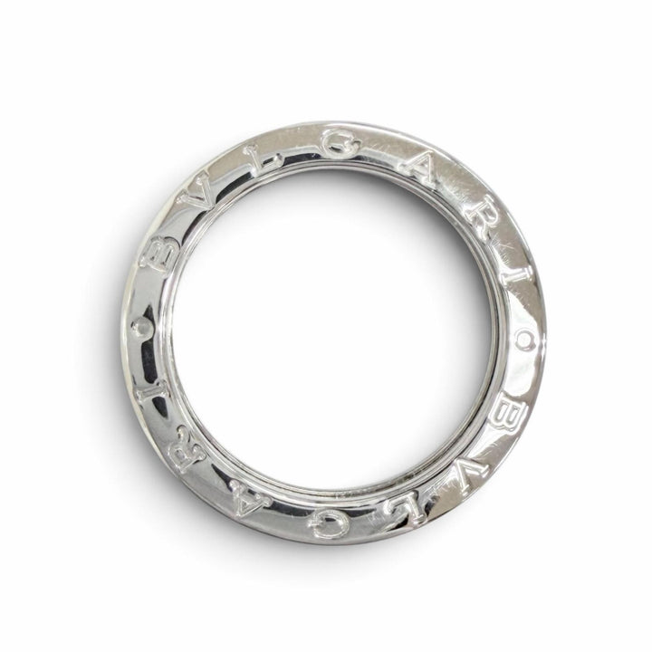 Excellent BVLGARI Ring ring B.zero1 1 band ring 750 WG White gold 750 mens