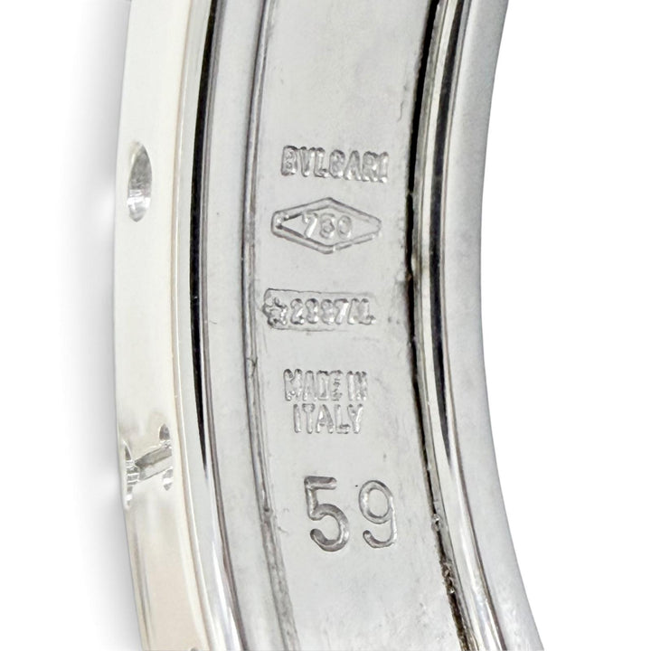 Excellent BVLGARI Ring ring B.zero1 1 band ring 750 WG White gold 750 mens