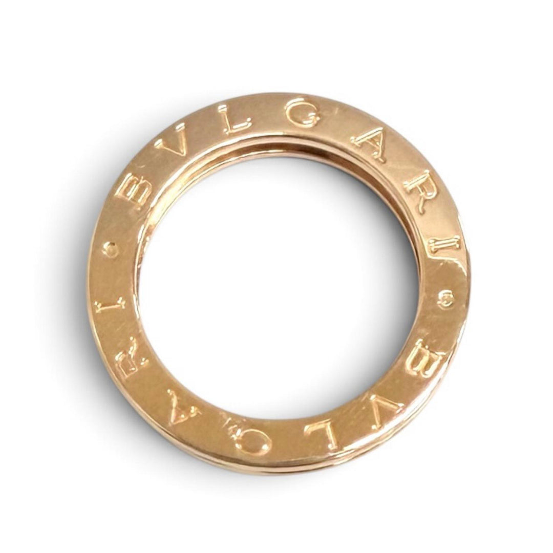 Excellent BVLGARI Ring ring B.zero1 1 band ring 750 PG Pink gold 750 Women