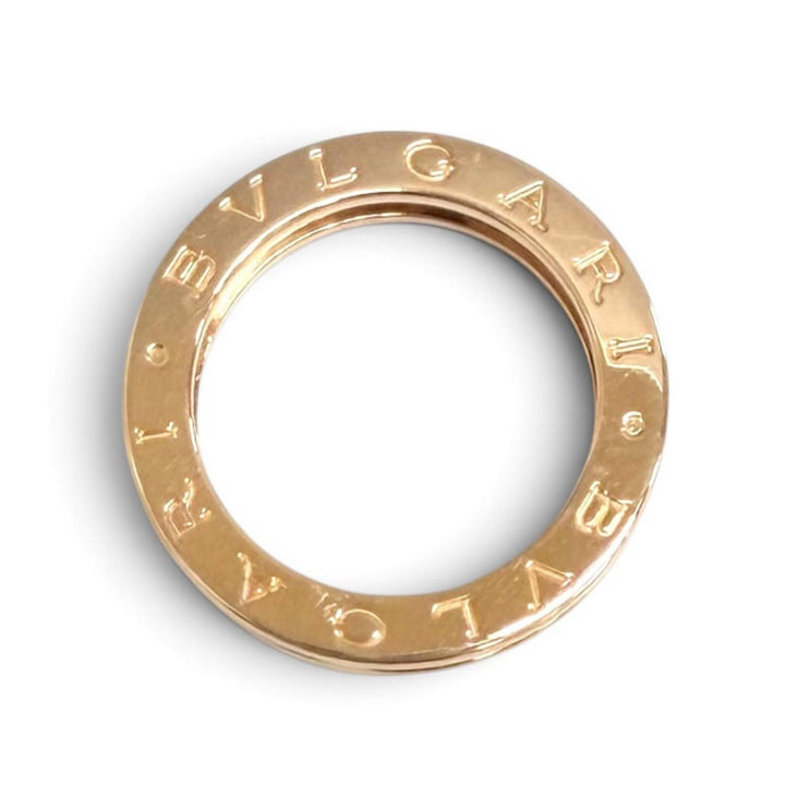 Excellent BVLGARI Ring ring B.zero1 1 band ring 750 PG Pink gold 750 Women