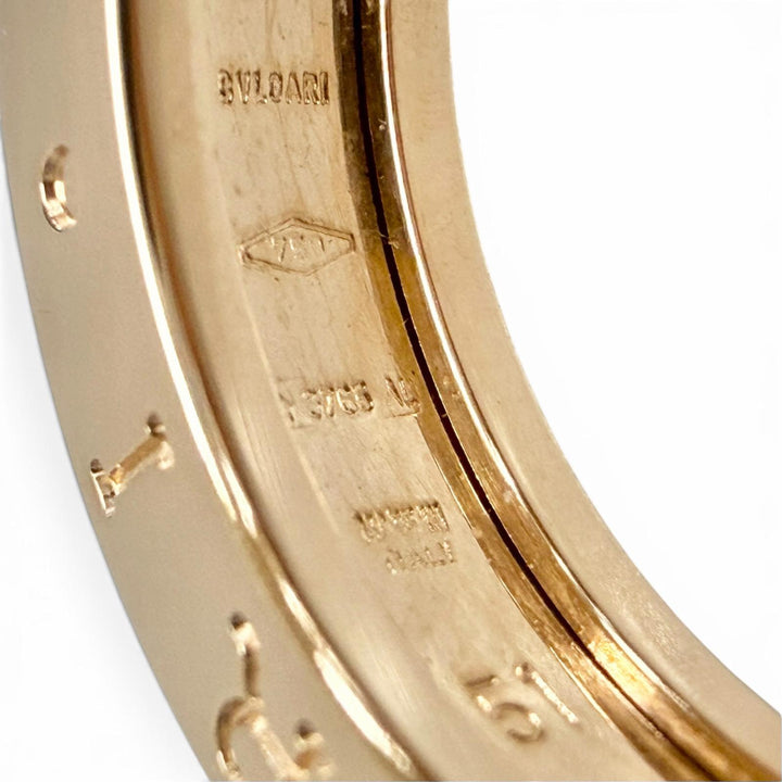 Excellent BVLGARI Ring ring B.zero1 1 band ring 750 PG Pink gold 750 Women