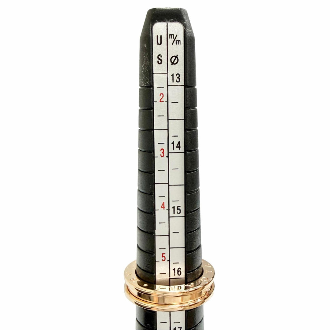 Excellent BVLGARI Ring ring B.zero1 1 band ring 750 PG Pink gold 750 Women