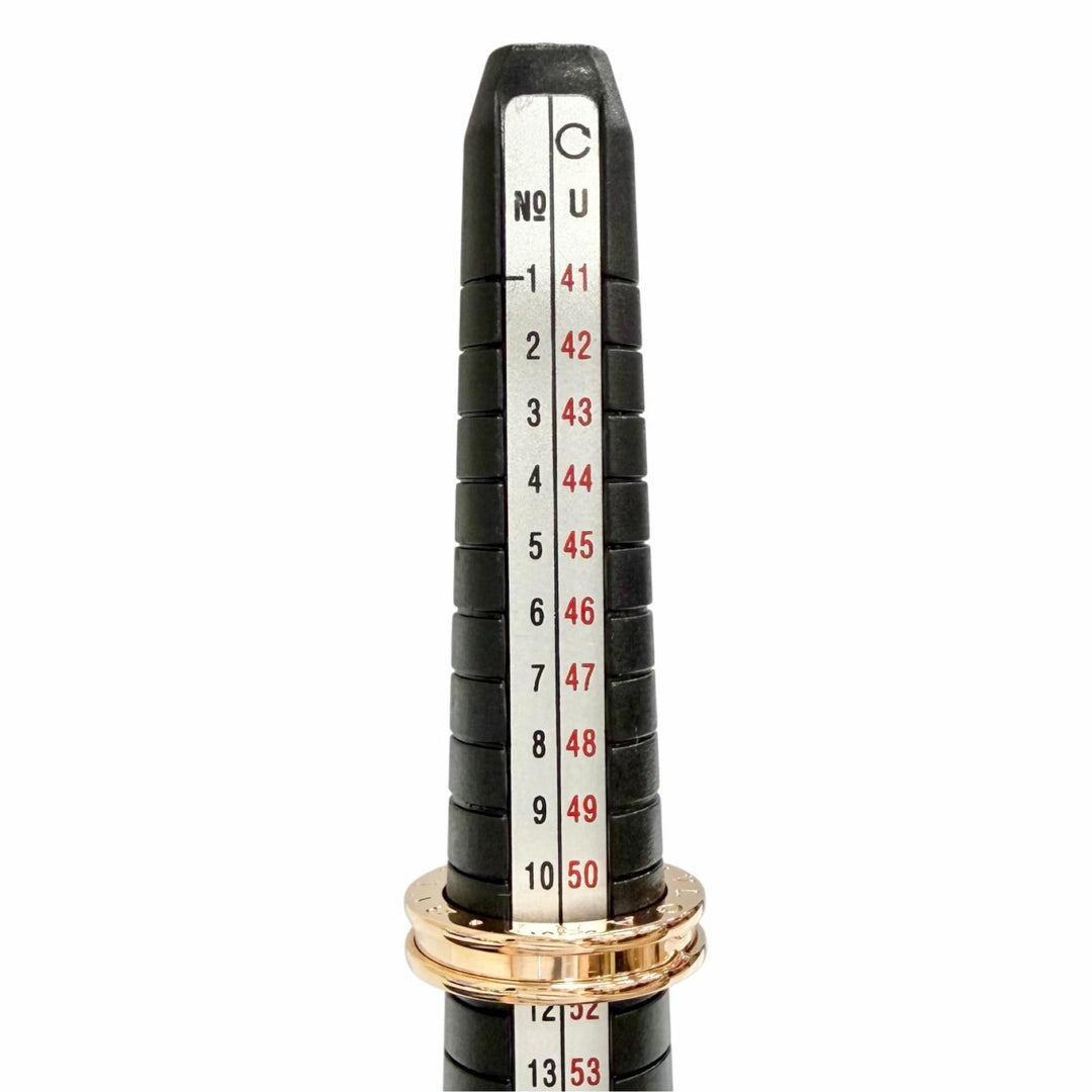 Excellent BVLGARI Ring ring B.zero1 1 band ring 750 PG Pink gold 750 Women