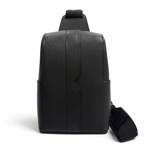 Excellent Valextra Sling bag black Calfskin Leather mens