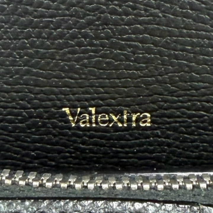Excellent Valextra Sling bag black Calfskin Leather mens