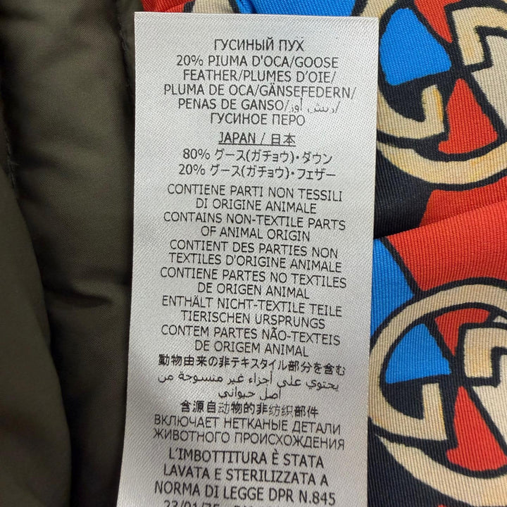 Excellent GUCCI THE NORTH FACE Down jacket multicolor mens M 648862