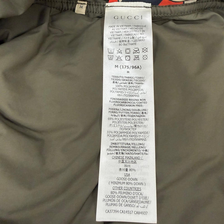 Excellent GUCCI THE NORTH FACE Down jacket multicolor mens M 648862