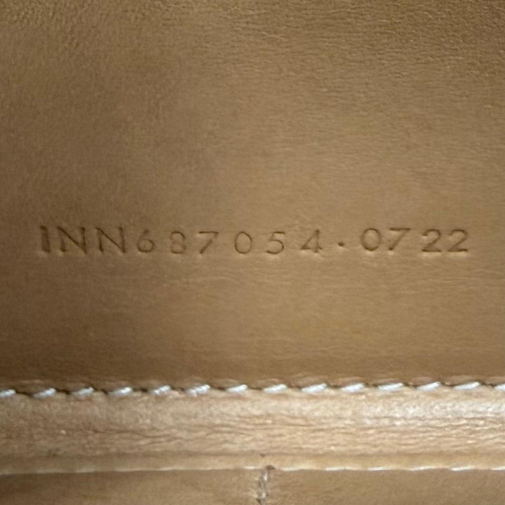 Pristine SAINT LAURENT PARIS Purse light brown leather Women 687054