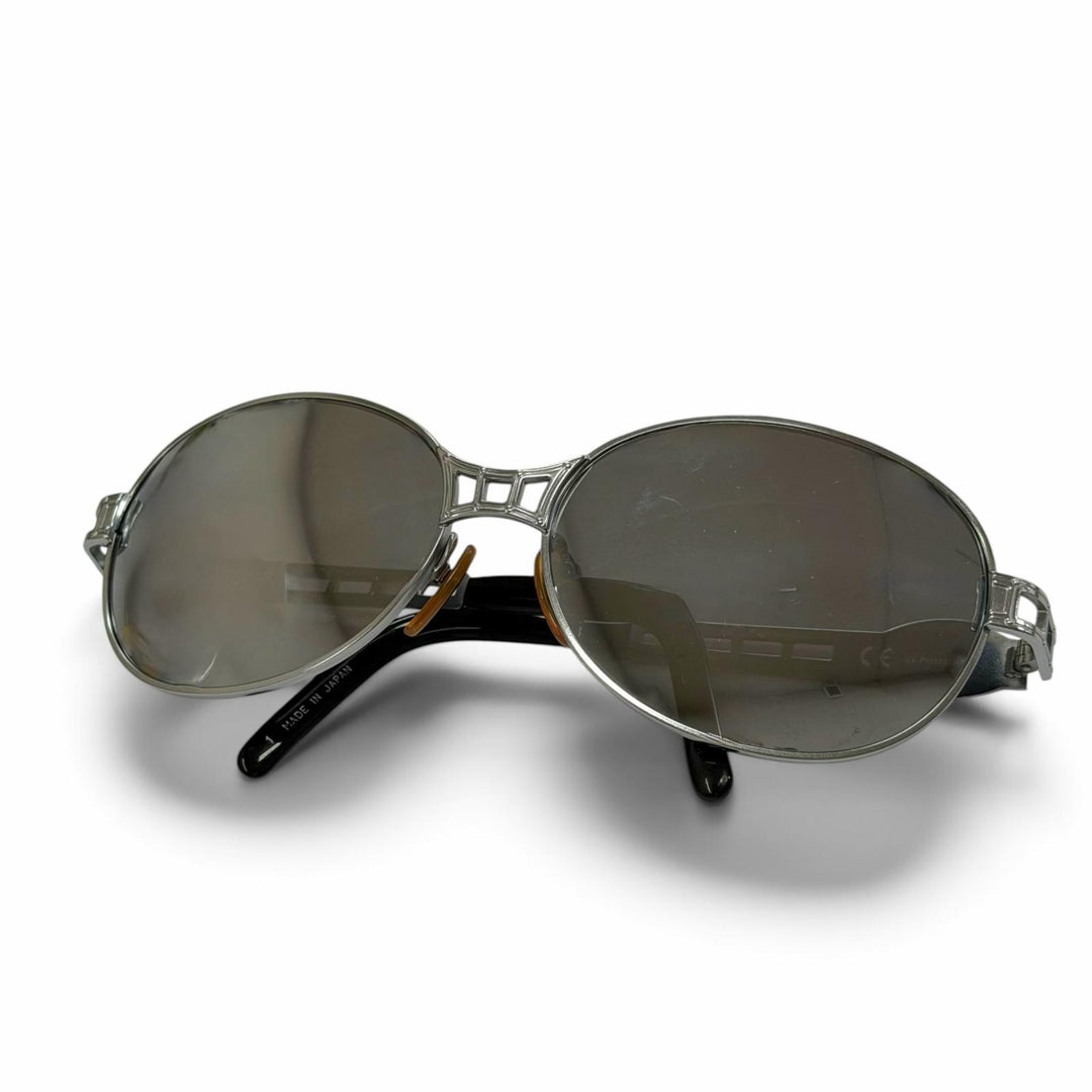 Excellent JEAN-PAUL GAULTIER sunglasses mirror lens eyewear Silver mens 58-6112