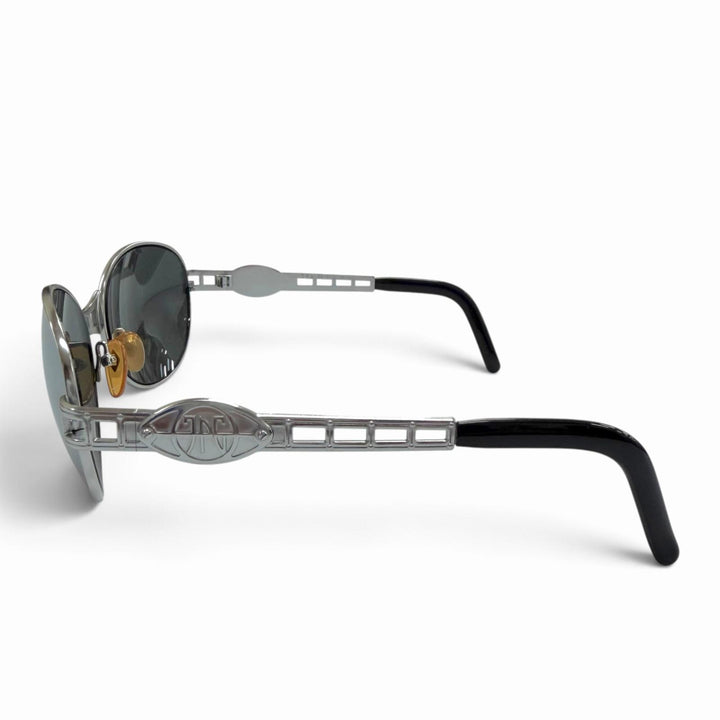 Excellent JEAN-PAUL GAULTIER sunglasses mirror lens eyewear Silver mens 58-6112