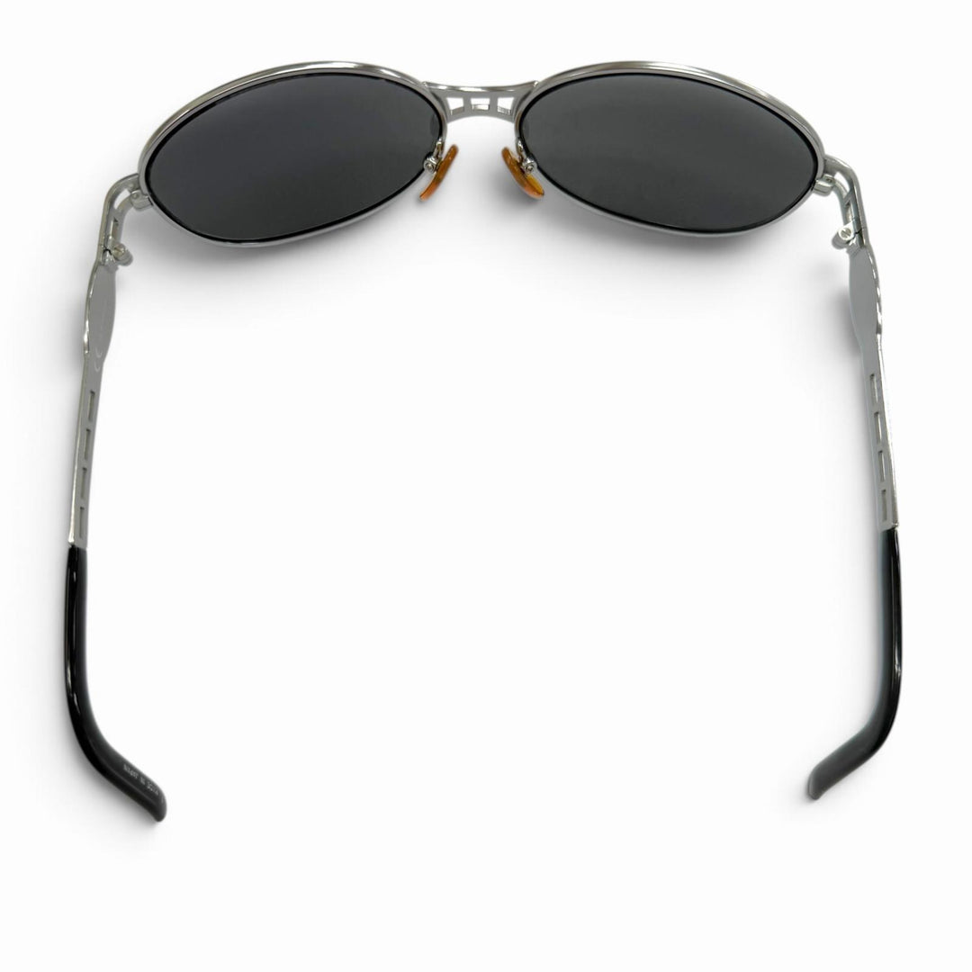 Excellent JEAN-PAUL GAULTIER sunglasses mirror lens eyewear Silver mens 58-6112