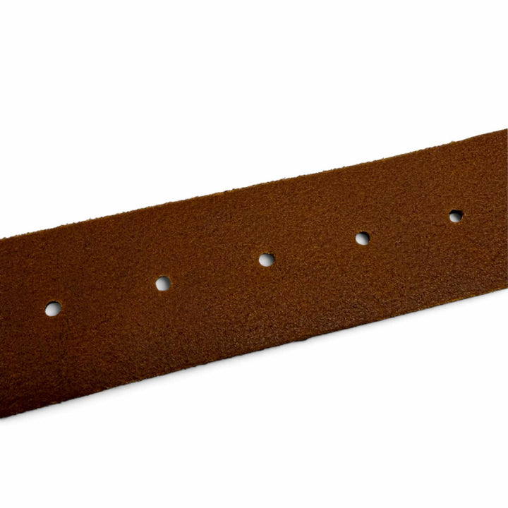 Excellent GUCCI belt Double G Wide Brown leather mens 409416 493949