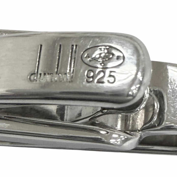 Great Dunhill Cufflinks cufflinks Nek Tie pin set Silver SV925 mens