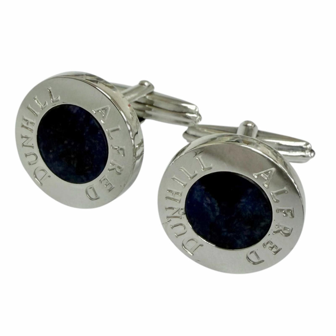 Great Dunhill Cufflinks cufflinks Nek Tie pin set Silver SV925 mens