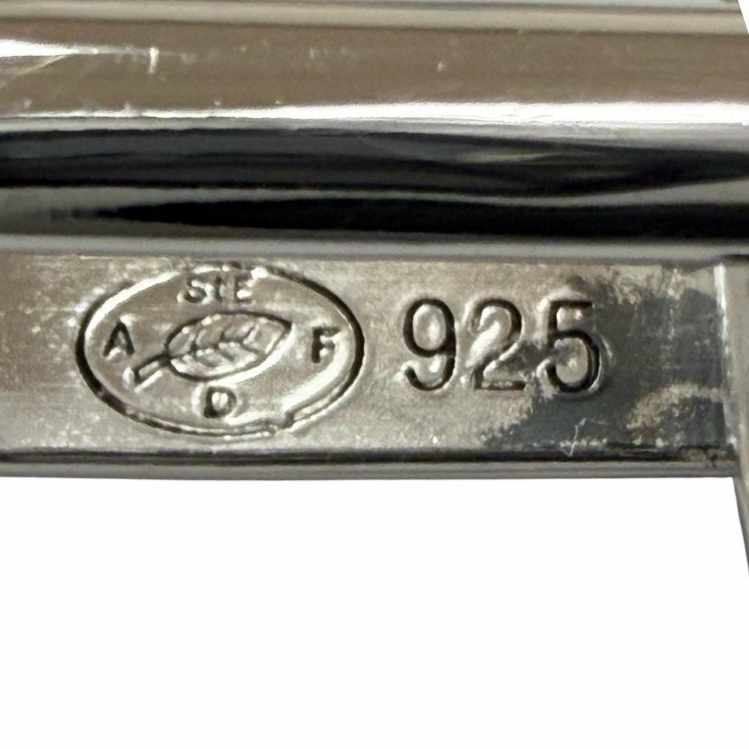 Great Dunhill Cufflinks cufflinks Nek Tie pin set Silver SV925 mens
