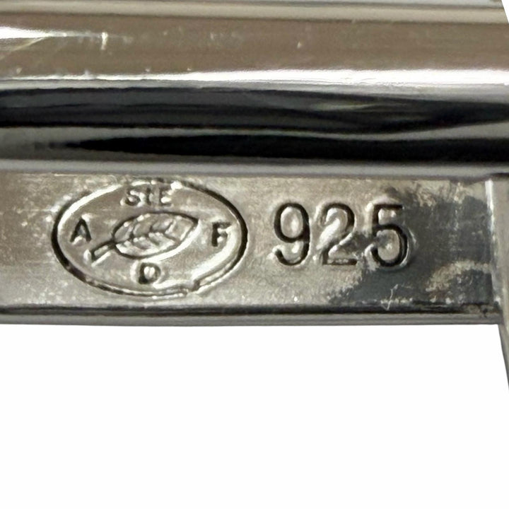 Great Dunhill Cufflinks cufflinks Nek Tie pin set Silver SV925 mens