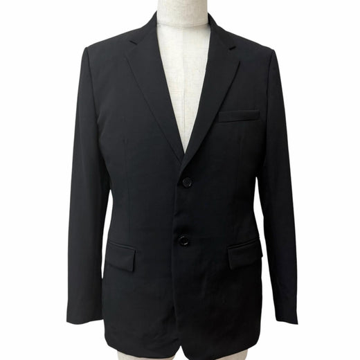 Excellent DIOR tailored jacket Oblique lining black wool mens 48 923C216D4739